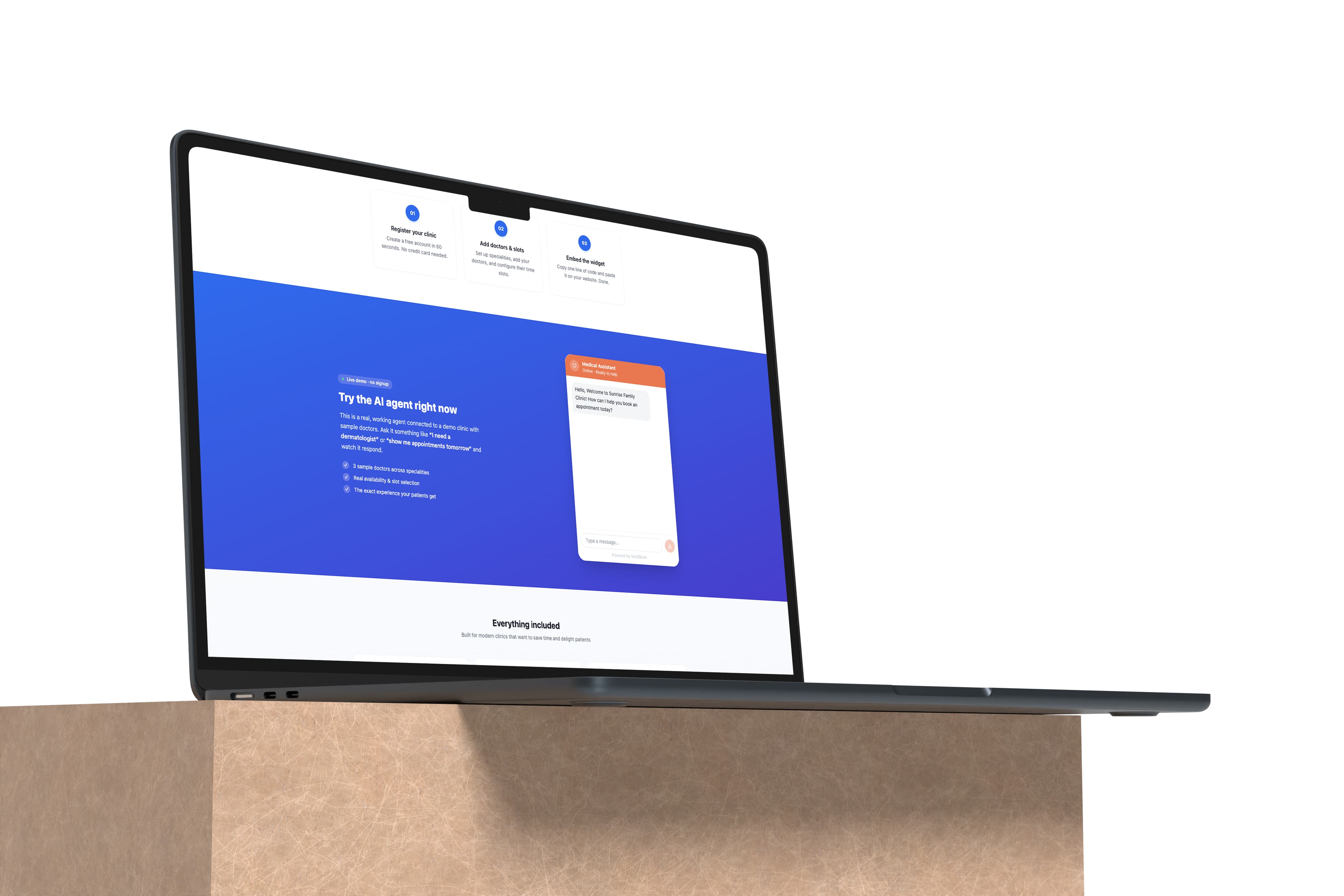 Booking Chat Widget